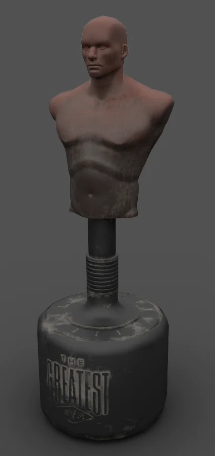 Rendered image showcasing Sparring Bob